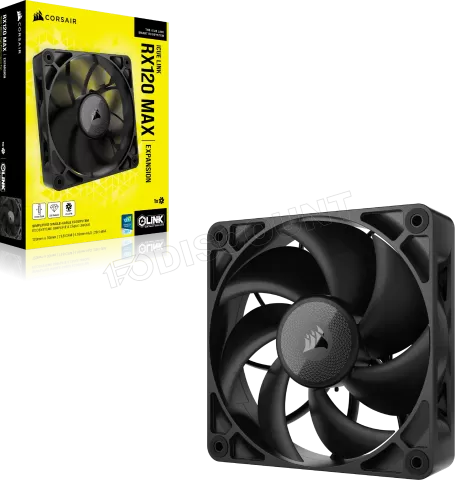 Photo de Ventilateur de boitier Corsair iCue Link RX Max - 12cm (Noir)