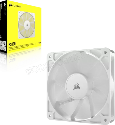 Photo de Ventilateur de boitier Corsair RS - 12cm (Blanc)