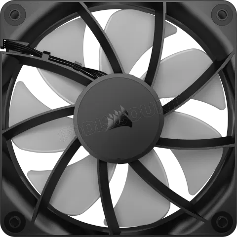 Photo de Ventilateur de boitier Corsair RS RGB - 12cm (Noir)