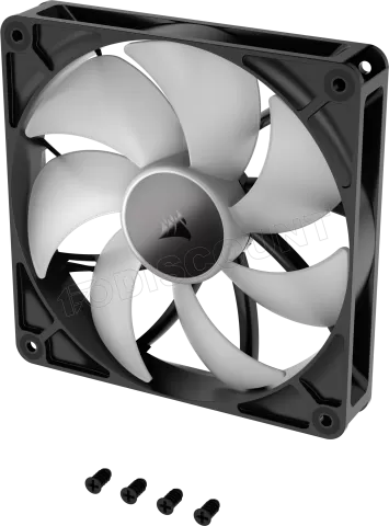 Photo de Ventilateur de boitier Corsair RS RGB - 14cm (Noir)