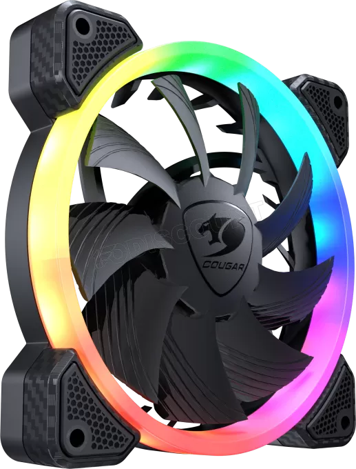 Ventilateur de boitier Cougar Vortex VK RGB 12cm (Noir)