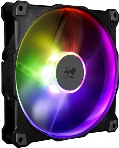 Photo de Ventilateur de boitier InWin Jupiter AJ RGB - 14cm (Noir)