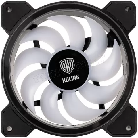 Photo de Ventilateur de boitier Kolink Umbra RGB PWM 12cm (Noir)