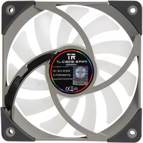 Photo de Ventilateur de boitier Thermalright TL-C12015S RGB - 12cm (Noir)