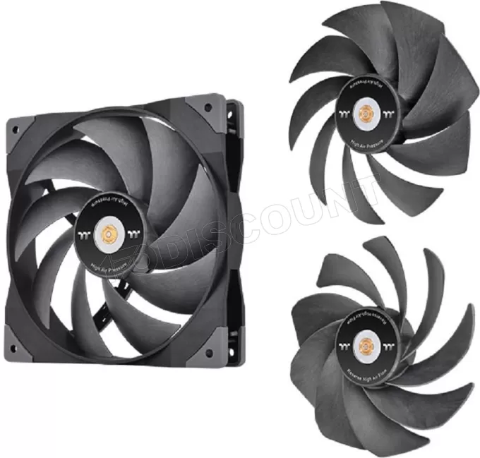 Ventilateur de boitier Thermaltake SwaFan GT - 14cm (Noir)