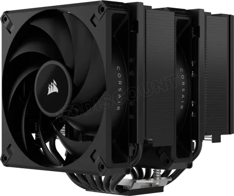 Photo de Ventilateur pour processeur Corsair A115 Twin Tower (Noir)