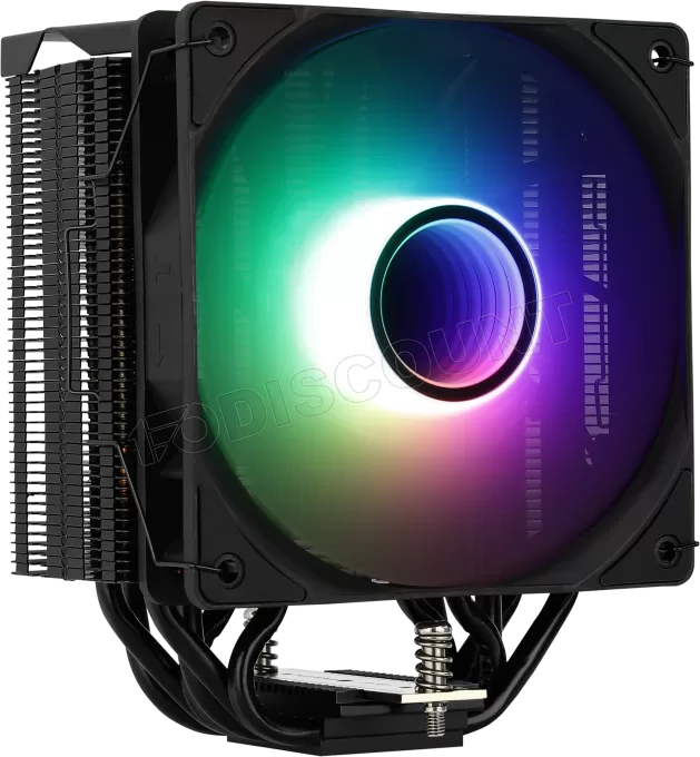 Ventilateur processeur Aerocool Rime 4 Dual RGB (Noir)