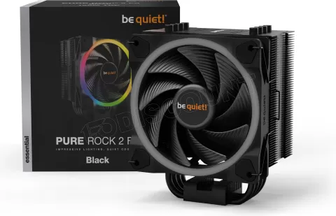Be quiet! Pure Rock Slim 2 Ventilateur Processeur Noir : :  Informatique