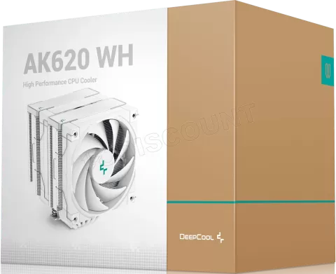 Photo de Ventilateur processeur DeepCool AK620 (Blanc)