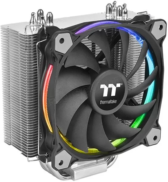 Ventilateur Processeur Thermaltake Riing Silent 12 RGB Sync Edition (Noir)