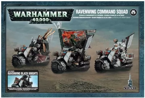 Photo de Warhammer 40k - Dark Angels Escouade de Commandement / Chevaliers de la Ravenwing