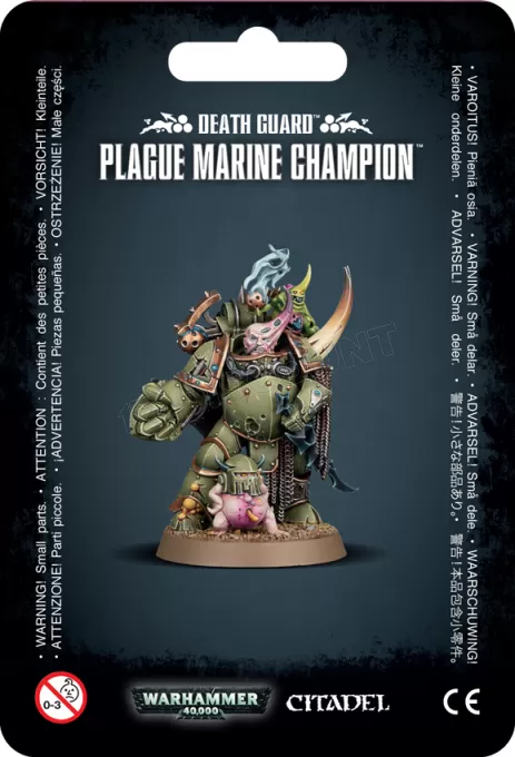 Warhammer 40k - Death Guard Plague Marine Champion