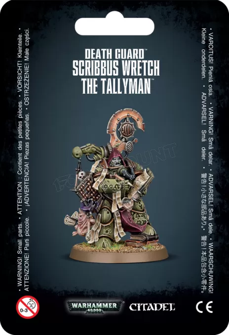 Warhammer 40k - Death Guard Scribbus Wretch The Tallyman