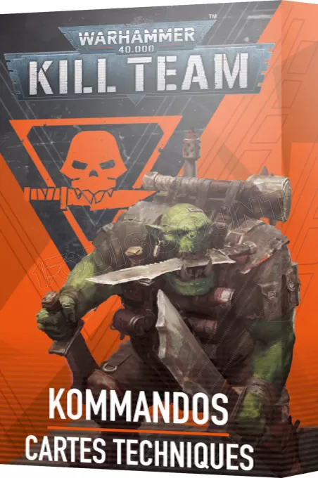 Warhammer 40k - Kill Team Datacards Kommandos Orks (Fr) (2024)