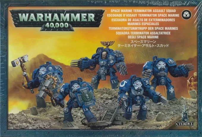 Warhammer 40k - Space Marine Escouade de Terminator d Assaut