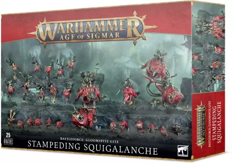 Photo de Warhammer AoS - Battleforce 2022 Gloomspite Gitz : Squigalanche Saccageante