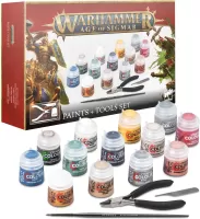 Photo de Warhammer AoS - Citadel Paint & Tools Set (V.4)