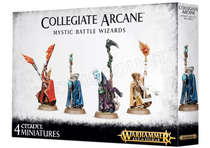 Warhammer AoS - Empire Collegiate Arcane Mystic Battle Wizards