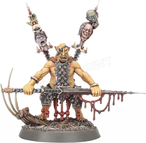 Photo de Warhammer AoS - Orruk Warclans Boss Egorgeur Hobgrot