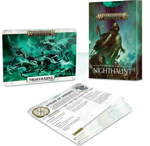 Photo de Warhammer AoS Soul Wars - Nighthaunt Warscroll Cards (Vf)