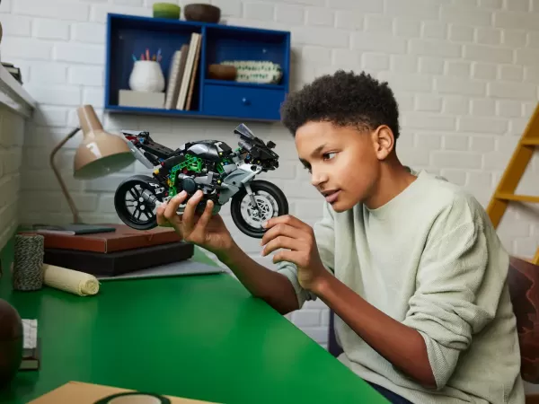 Parfait comme cadeau pour les passionnés de motos et les constructeurs de Lego